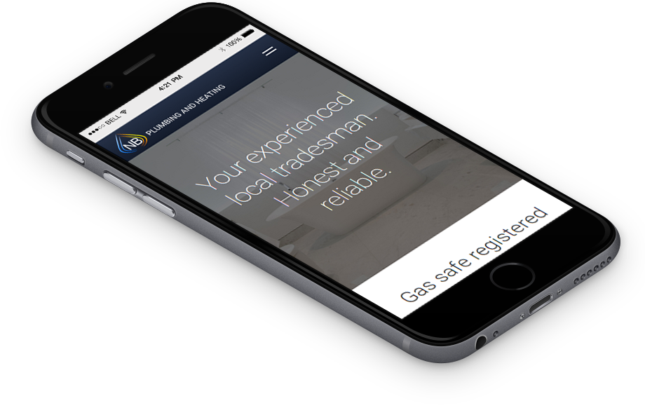 Mobile phone with website